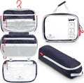 TRIPPED Travel Gear 3-Piece Travel Toiletry Bag Set