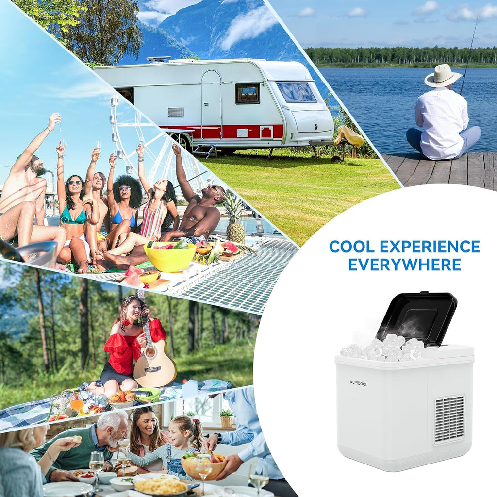 alpicool countertop bullet ice maker, ice machine 9, view 9