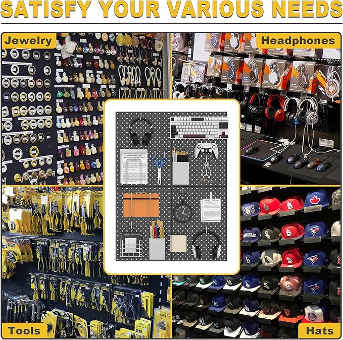 Ultrawall Metal Pegboard Panels, Pegboard Wall Organizer, Garage Tool Storage