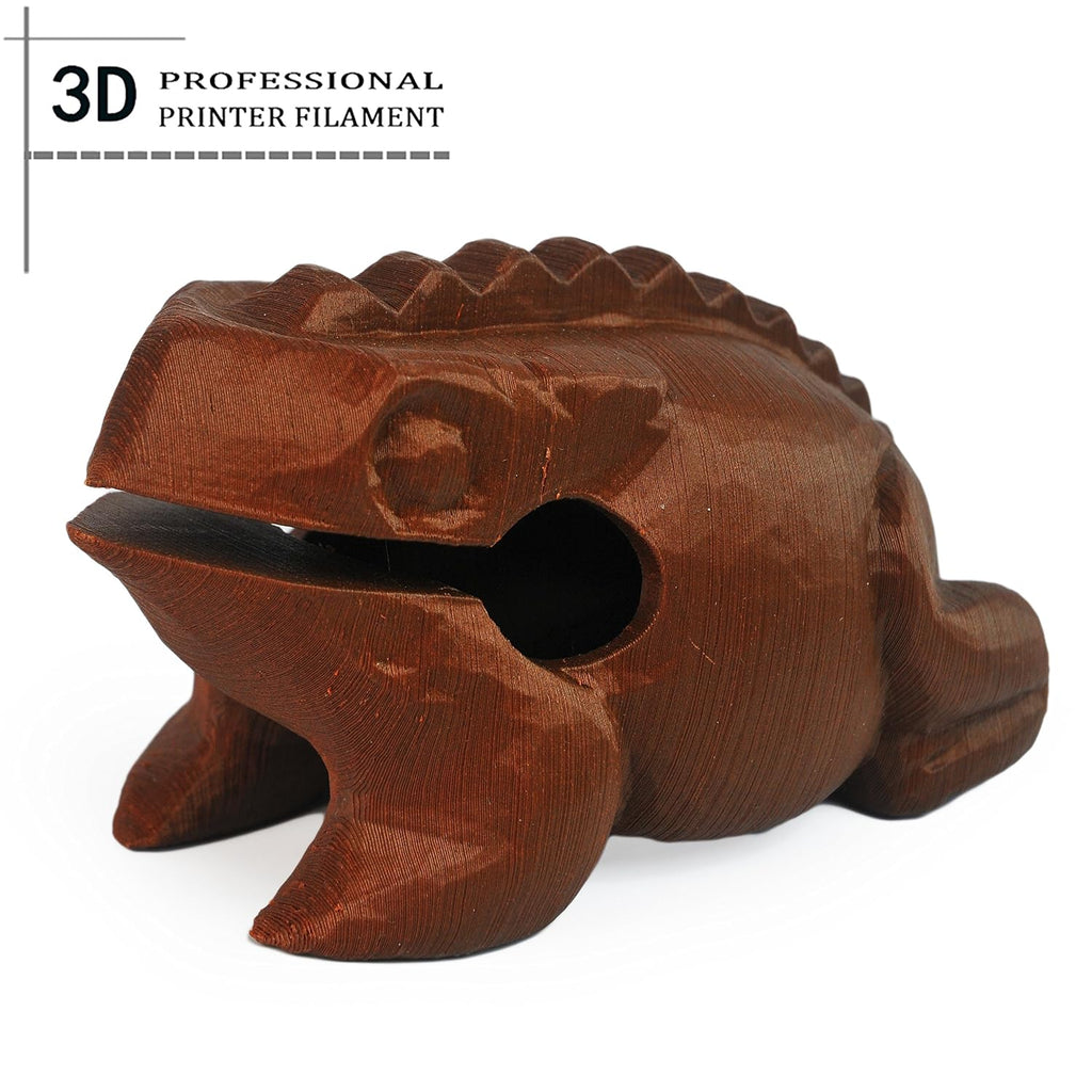 Real Wood PLA 1.75mm 3D Printer Filament, Dimensional Accuracy +/- 0.03 mm, 1KG Spool, 30% Real Wood-infill (Rosewood)