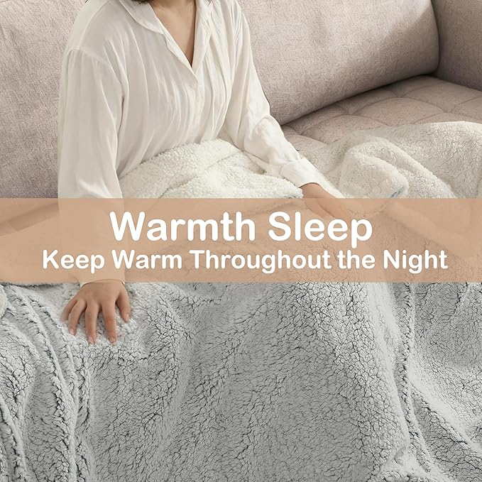 Electric Heated Blanket Full Size 72"×84"