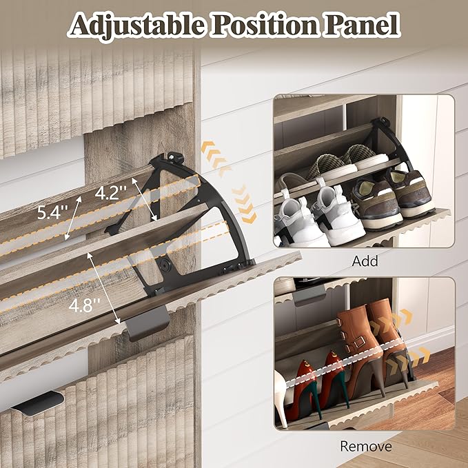 Shoe Cabinet Storage for Entryway