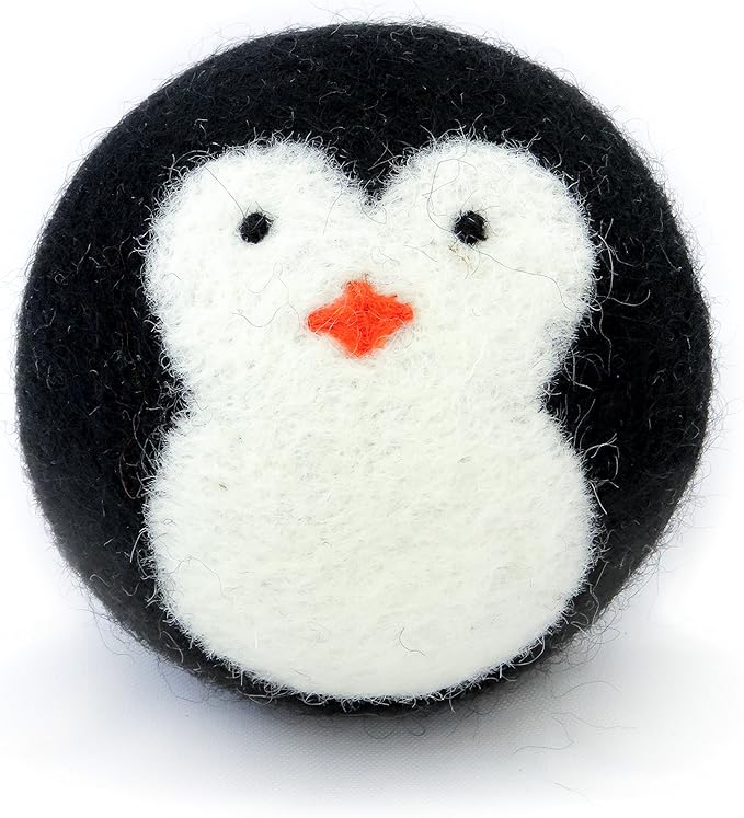 Friendsheep Wool Dryer Balls, Organic Reusable Fabric Softener Alternative (6 Pack)