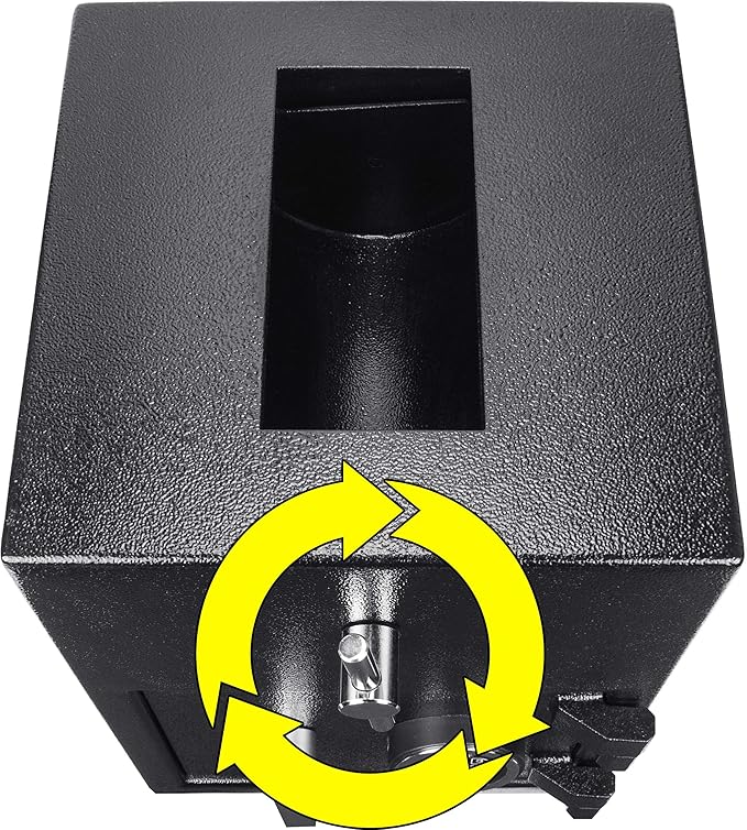 Barska AX13308 Rotary Hopper Digital Keypad Depository Drop Safe 1.15 Cubic Ft