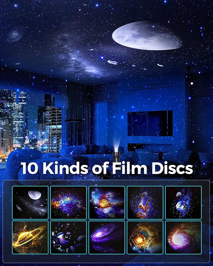 Galaxy Projector for Bedroom, Home Planetarium Astral Light Projector