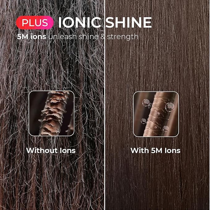 TYMO Ring Plus Ionic Hair Straightener Brush