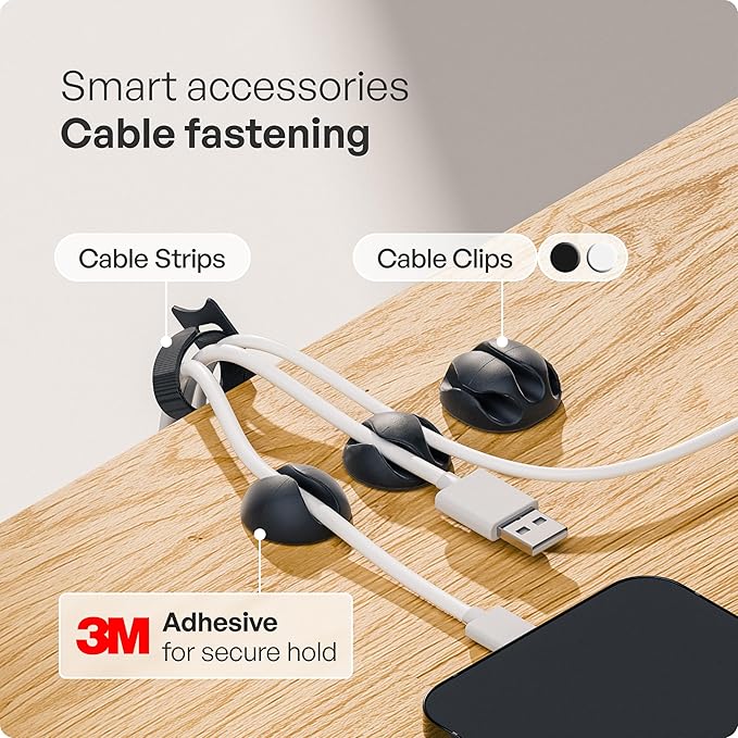PAMO Cable Management Under Desk (Set of 2)