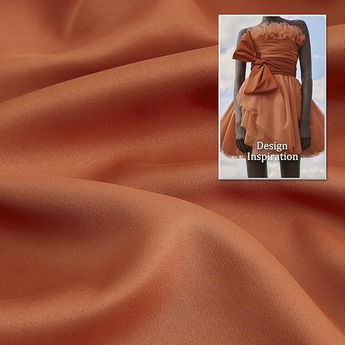 DUALIFE 96 Inch Curtains for Living Room Burnt Orange Rust Curtains for Bedroom