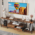 GYIIYUO TV Stand with Fabric Drawer
