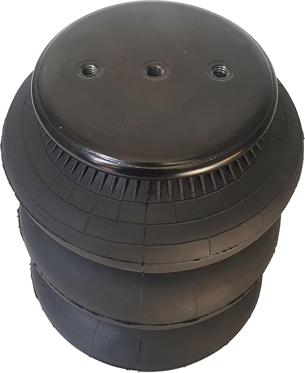triple bellow 2600 air ride suspension bags 1/2" showing dimensions