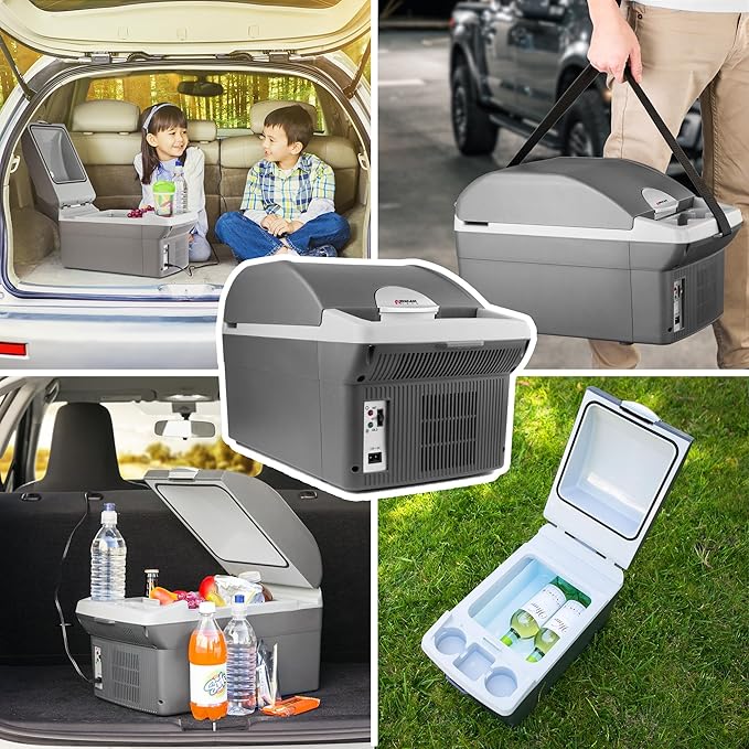 Wagan EL6214 Personal Thermoelectric Cooler/Warmer, 14 Liter Capacity, Portable