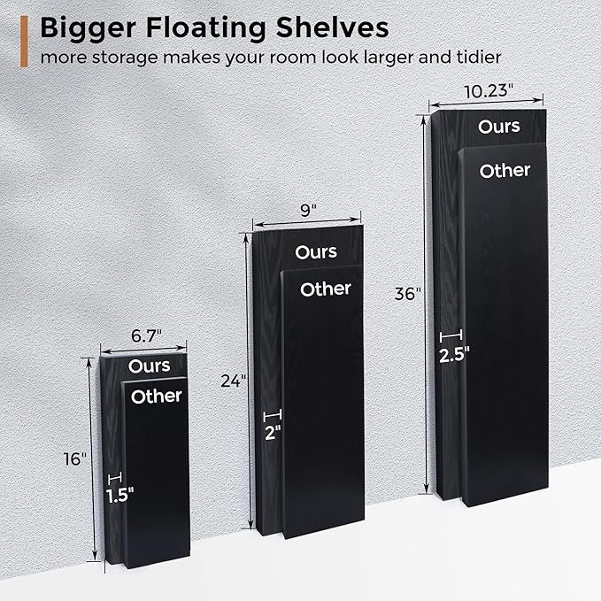 Fun Memories Floating Shelves (2 Pack)