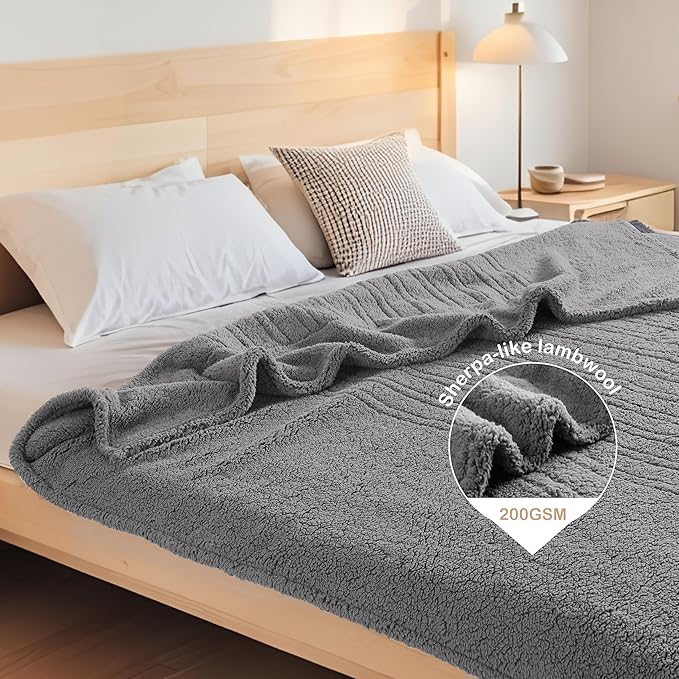 Electric Heated Blanket Twin Size 62"×84"