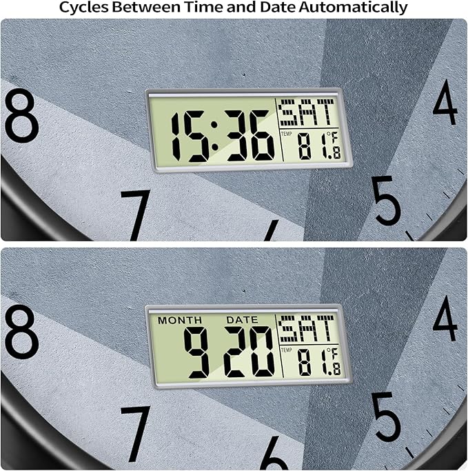 SCAOGE Industrial Wall Clock
