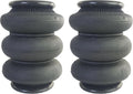 Triple Bellow 2600 Air Ride Suspension Bags 1/2" npt (2)