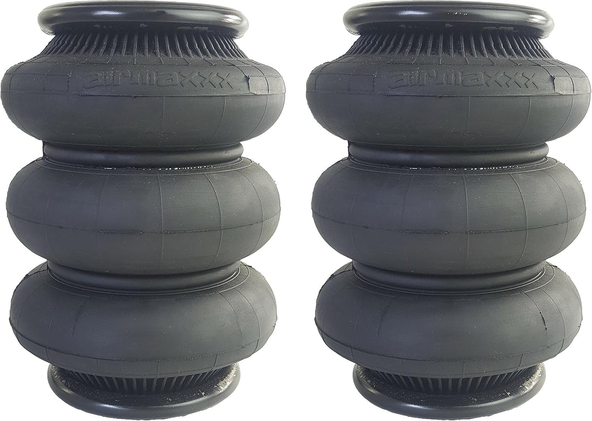 Triple Bellow 2600 Air Ride Suspension Bags 1/2" npt (2)